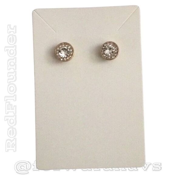 Bundle Sale 3 for $15 | Gold Tone Crystal Earrings | Central Sparkle - Picture 6 of 10